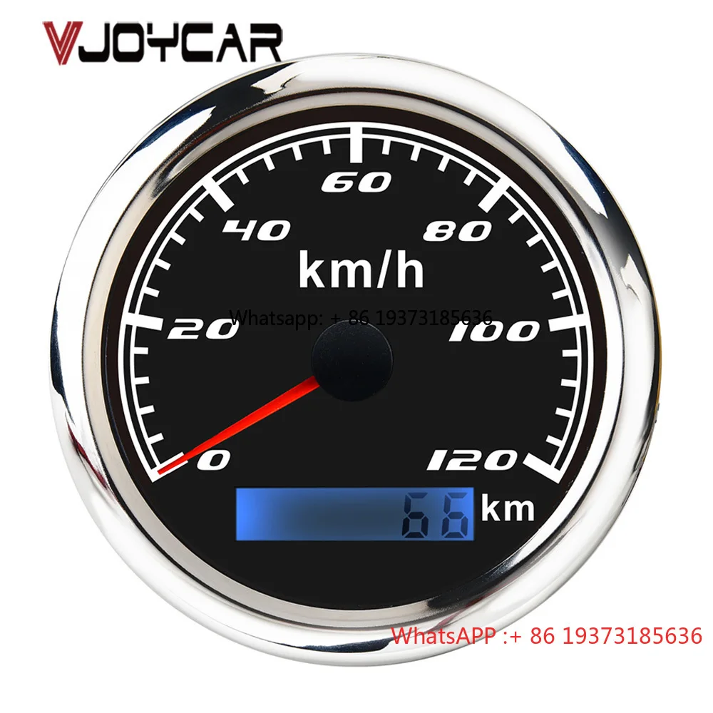 

Digital Tachometer 85mm Auto Pulse GPS Speedometer Universal Speedometer for All Cars LED Meter 0~120km Mph