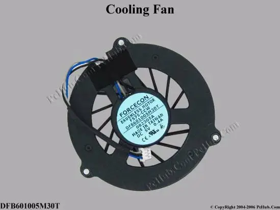 

Cooling Fan for DELL inspiron 1300 B120 B130 120L PP21L 5V 1.8W MD538 60.4D922.001 GC055515VH-A B1658 DFB601005M30T F575-CCW