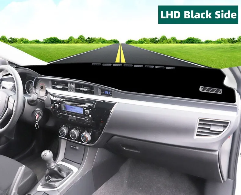 Für Toyota Corolla 2014 2015 2016 2017 2018 Auto-Armaturenbrett-Abdeckmatte, Instrumententafel-Schutz, Teppich-Zubehör – Detail 6