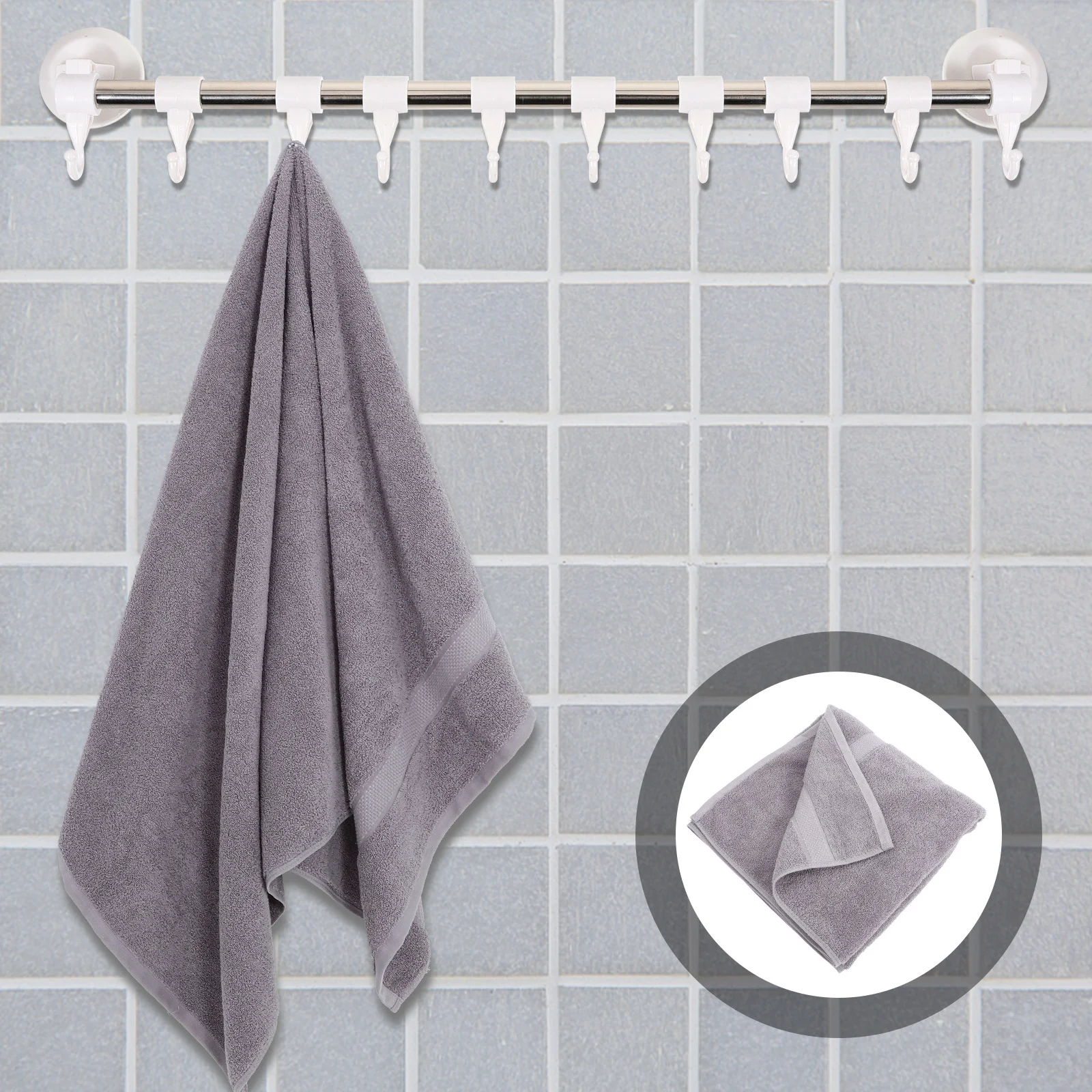 

Pure Cotton Bath Towel 70x140cm Soft Breathable Water Absorbent Hotel Home Spa Shower Large Oversized Hotel Bath Towel