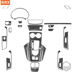 Para audi a3 s3 rs3 8v 2013-2019 painel do console central do carro painel de ventilação de ar capa guarnição adesivo de fibra de carbono acessórios interiores