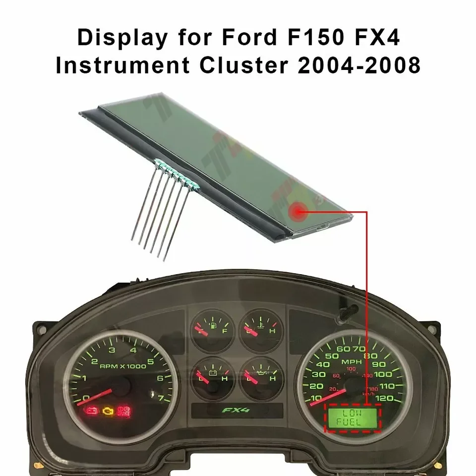

Display for Ford F150 XLT XL STX FX4 FX2 Instrument Cluster