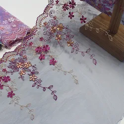 DIYランジェリー用刺embroideryレーストリム、ソーイングアクセサリー、チュールメッシュネット、針仕事用刺embroidered生地、ブラ、クラフト、30ヤード