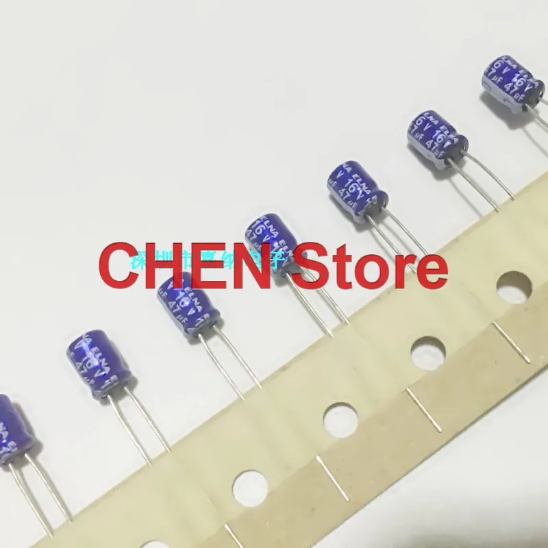 20PCS/50PCS ELNA blue robe 47uf 16v RC2 16V47UF 5X7MM audio electrolytic capacitor 47uF/16V Ultra small volume