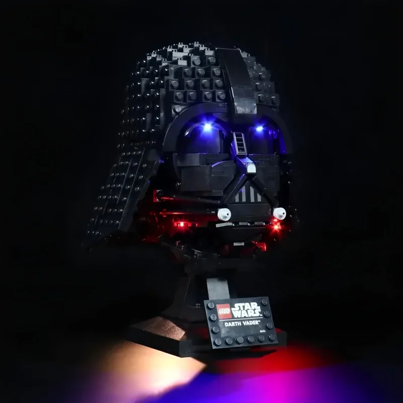 DIY LED Light Kit For LEGO 75304 Helmet Building Blocks Set Toy( Only LED Light,Without Blocks Model)