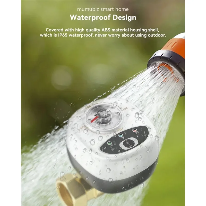 A42Z-Zigbee Smart Valve Controller Ewelink Ball Valve APP Remote Control IP65 Waterproof Water Valve Works For Alexa