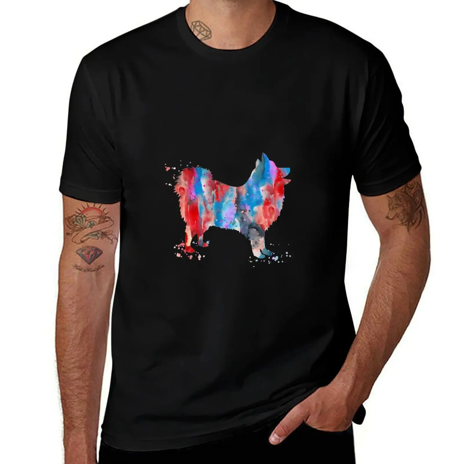 Japanese Spitz T-Shirt t shirts for man cotton T-Shirt