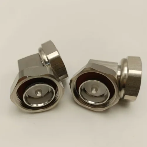 1PC 7/16 L29 Din Male to Male Right Angle RF Coaxial Connector Adapters Base Station Engineering Connector