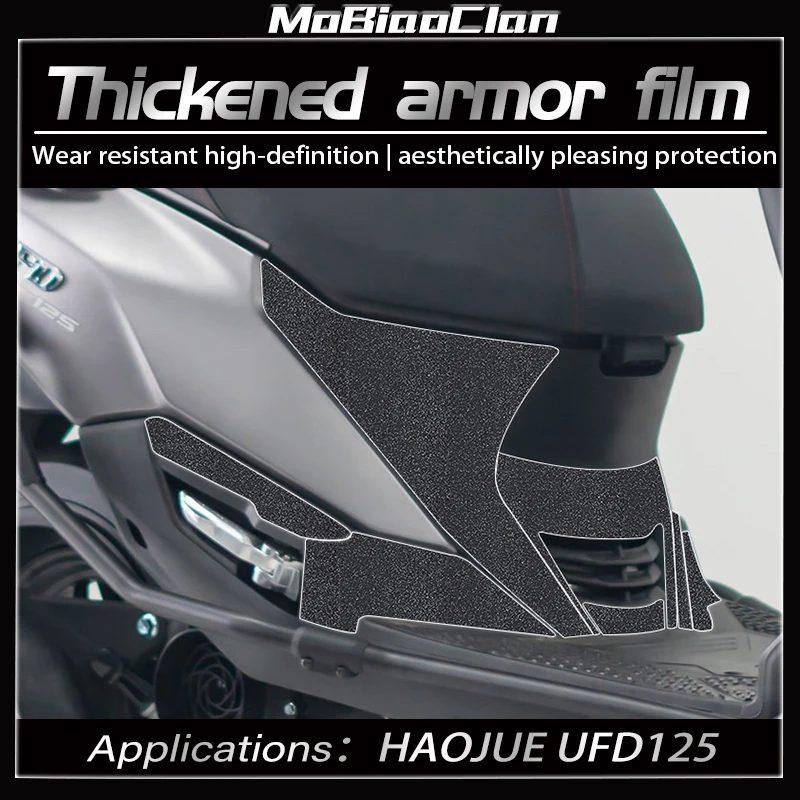 

For HAOJUE UFD125 ufd125 Motorcycle Thickened Anti-wear Armor Protection Stickers Body Modification Accessories
