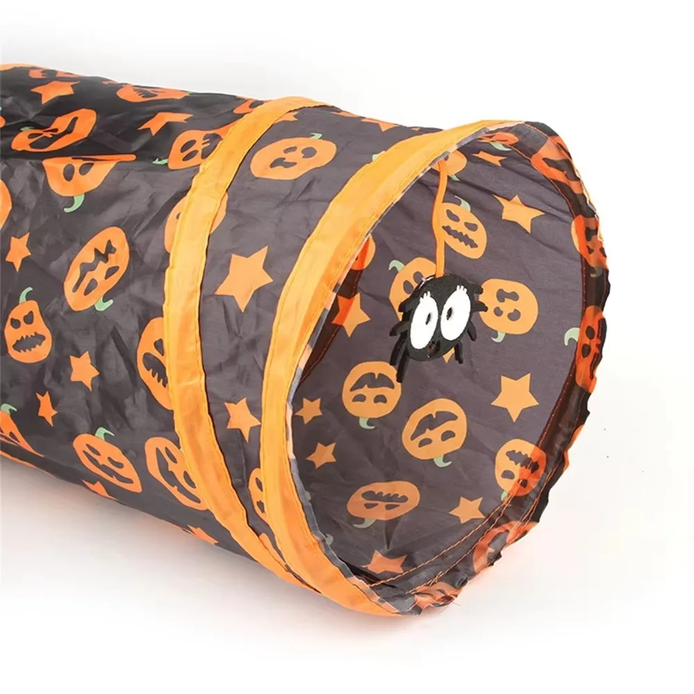 Cat Tunnel Bed Halloween Tunnel Tube Kitten Tunnel Tent Interactive Cat Play Tunnel For Small Medium Cats Pets