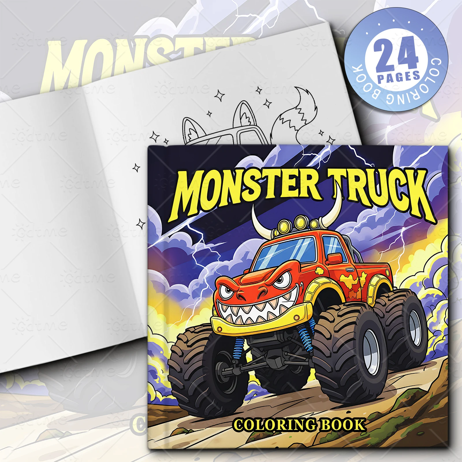 Livre de coloriage MONSTER TRU - Party Games Adult Birthday avis et prix
