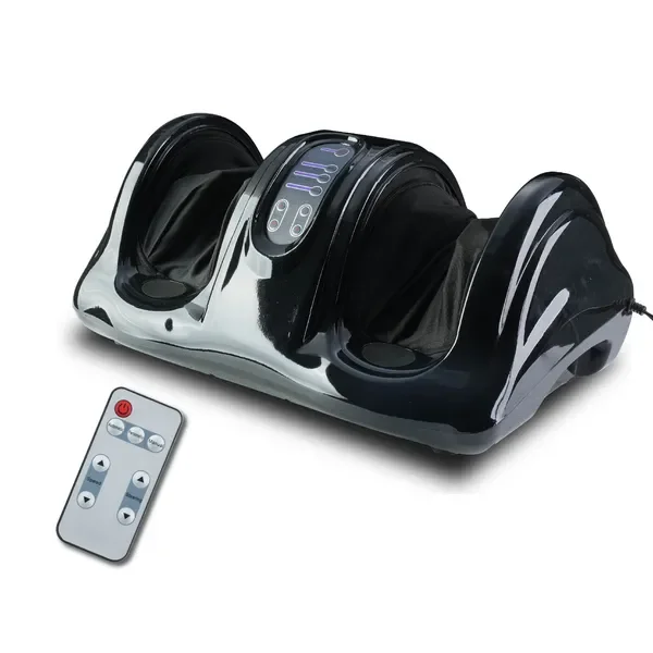 

Foot Massager with Remote Control – Deep Kneading, Heat Therapy for Feet & Legs – Pain Relief, Circulation Boost – Great Gift