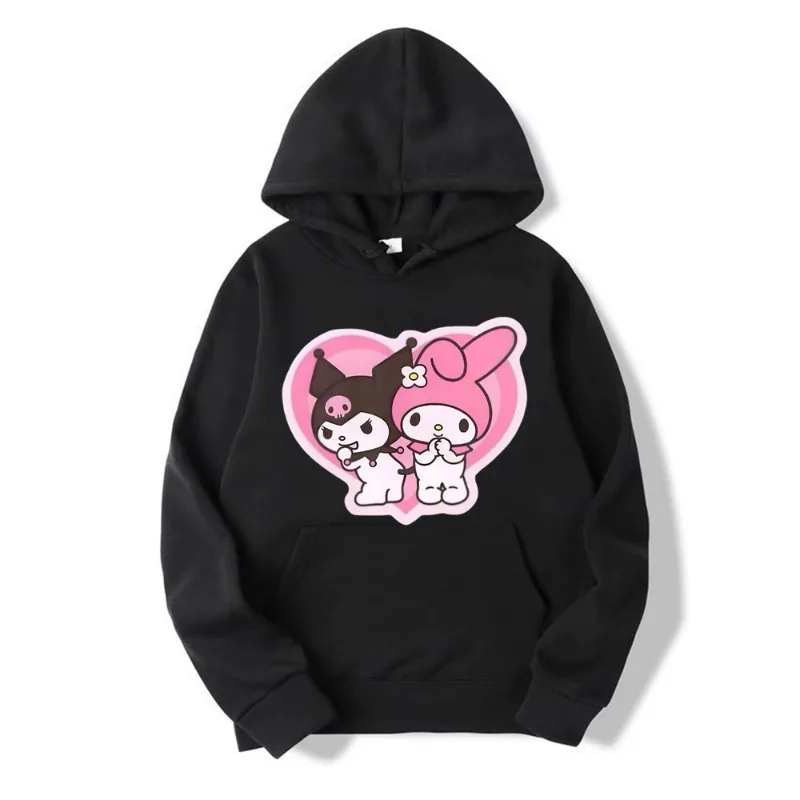 Kuromi Hoodie for Woman‘s Spring and Autumn Thin Hoodies Sanrio Big Children\'s and Girls\' Outerwear Children\'s Clothing