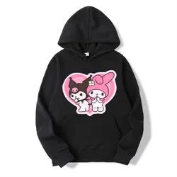 Kuromi Hoodie for Woman‘s Spring and Autumn Thin Hoodies Sanrio Big Children's and Girls' Outerwear Children's Clothing