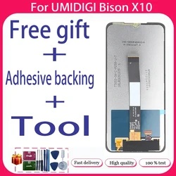 For UMIDIGI Bison X10 X10 Pro+ LCD Display + Touch Screen+Free adhesive backing+Tool