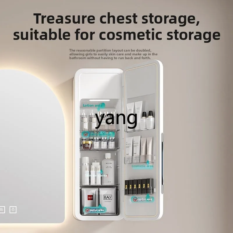 LMM ，ceramic integrated basin cream air mirror cabinet washing table bathroom beauty refrigerator combination