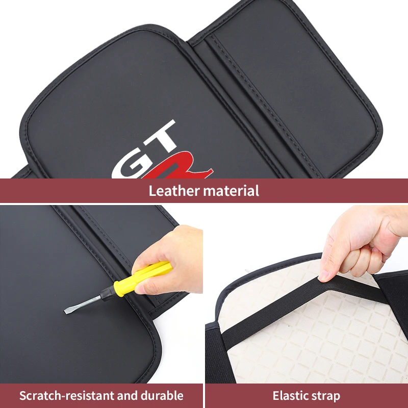 Car Armrest Box Booster Cushion Storage Bag Center Console Box Protect Cover For Nissan GTR NISMO JDM R32 R33 R34 Teana Skyline view 4