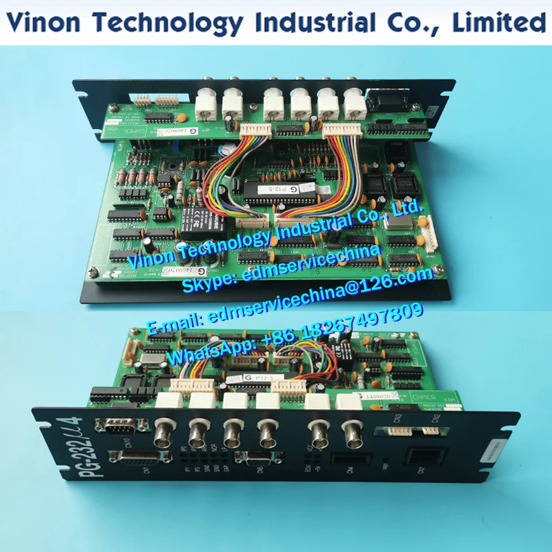 

Печатная плата PG-232u4 Печатная плата для электроэрозионного станка CHMER, электрическая плата PG 232 U4 Chmer EDM, износостойкие детали