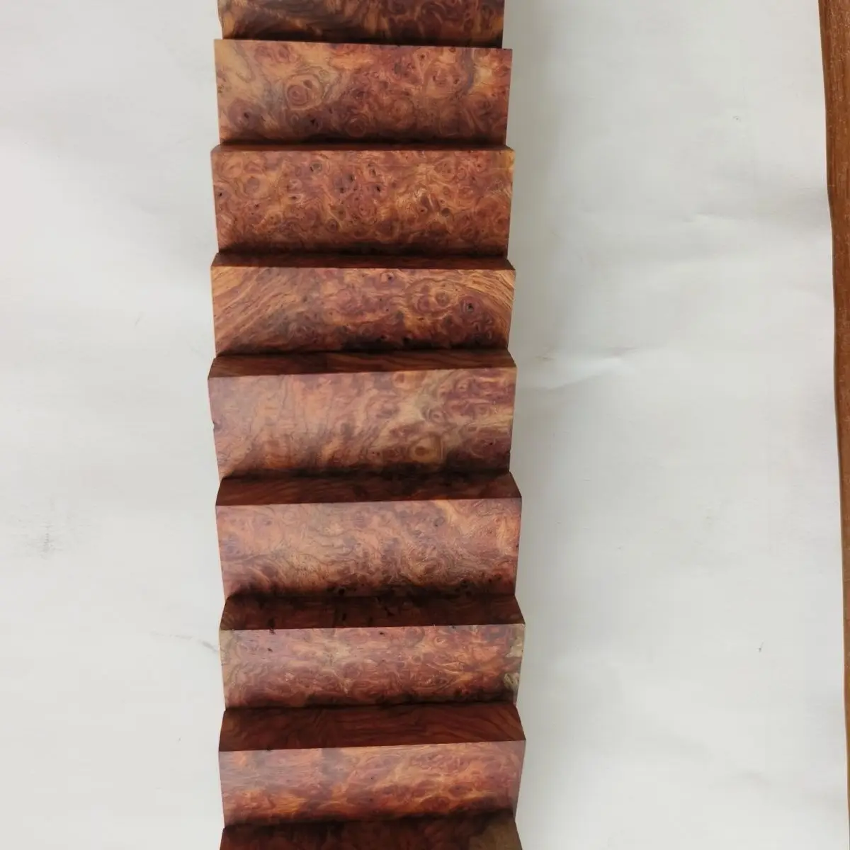 2pcs African Rosewood DIY Blank Brand, Unfinished Wooden Pendant for Carving, Handmade Hanging Tag