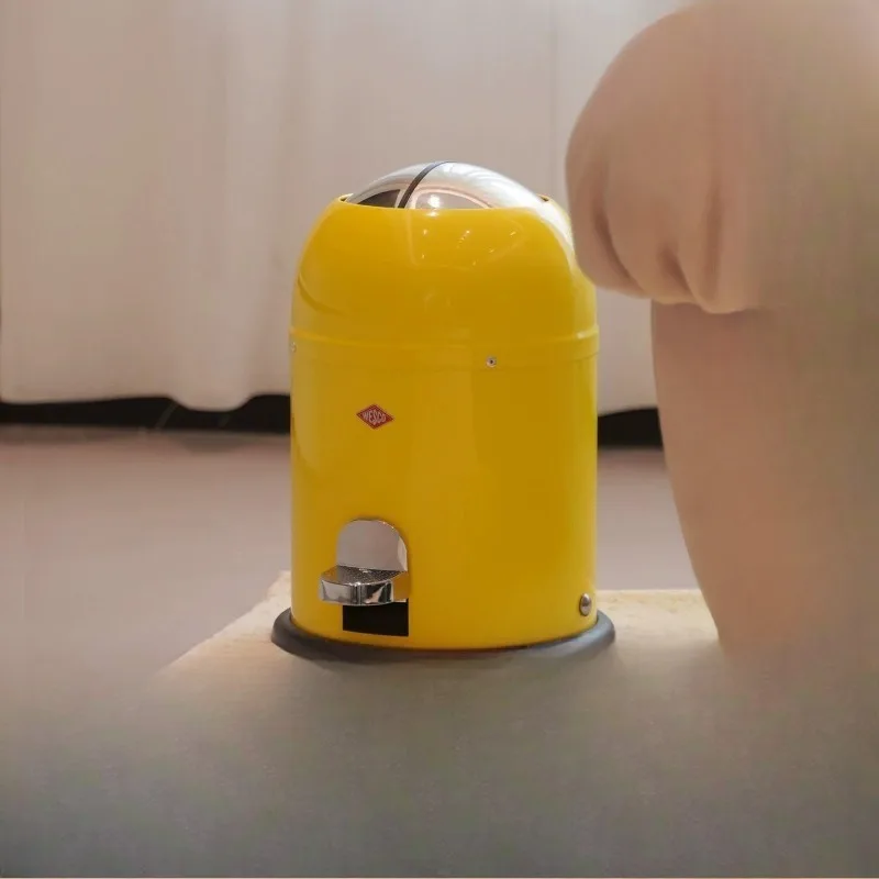 Trash can Non-inductive foot pedal fashion creative trash can 6 liters