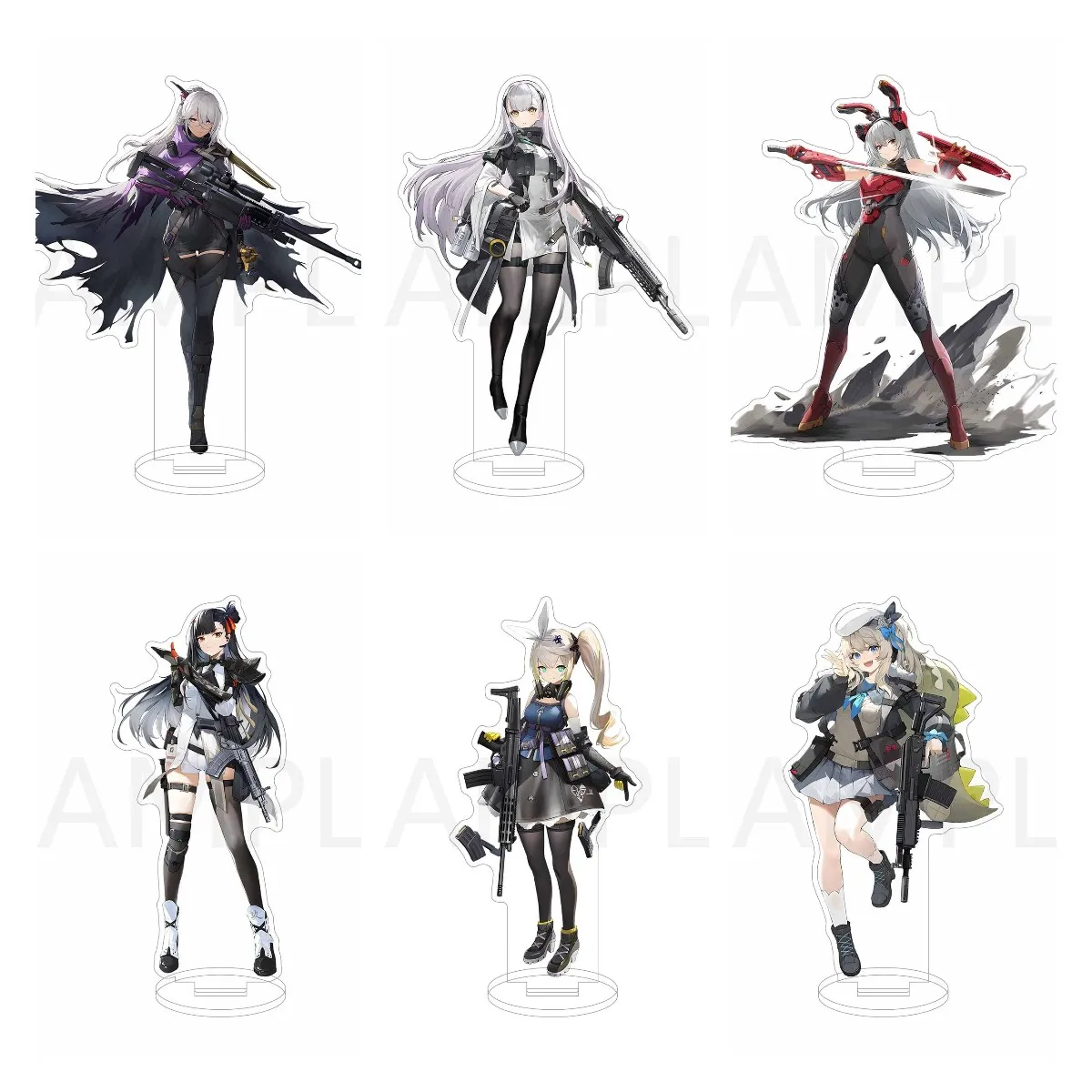 GIRLS' FRONTLINE 2:EXILIUM Game Anime Figures Nemesis Sharkry Tololo  Acrylic Standing Sign Model Decor Toy Fans Christmas Gift