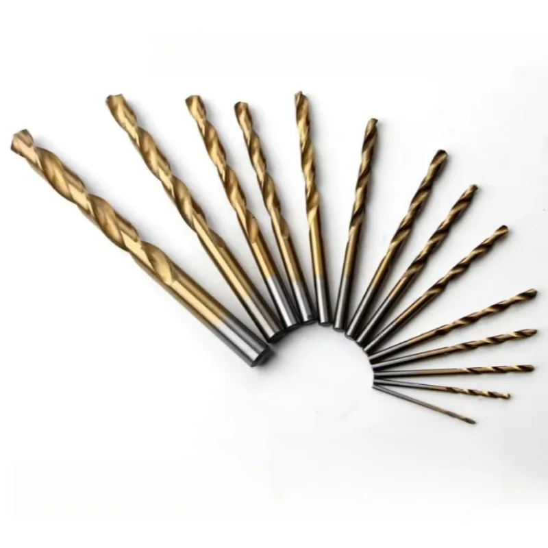 Practical 99Pcs HSS Twist Drill Bits Titanium Coating 1.5-10mm Size Multipurpose Power Drill Hand Tool Combination Storage Set