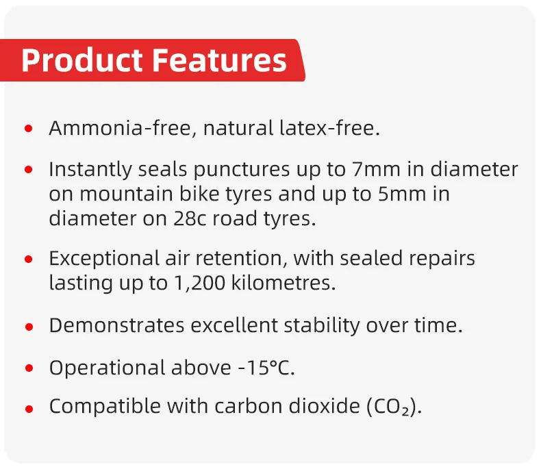 Vittoria Universal Tubeless Reifenversiegelung Fahrrad-Reifenreparaturflüssigkeit Schneller Schutz Langzeit-Reparaturflüssigkeit – Detail 5
