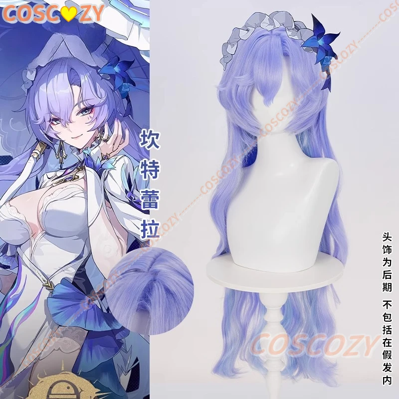 

Игра Cantarella Косплей Парик Wuthering Wave Синие Фиолетовые Волосы Rinascita Fisalia Семейный Хэллоуин Вечеринка Женщины Девушки Карнавальные Парики