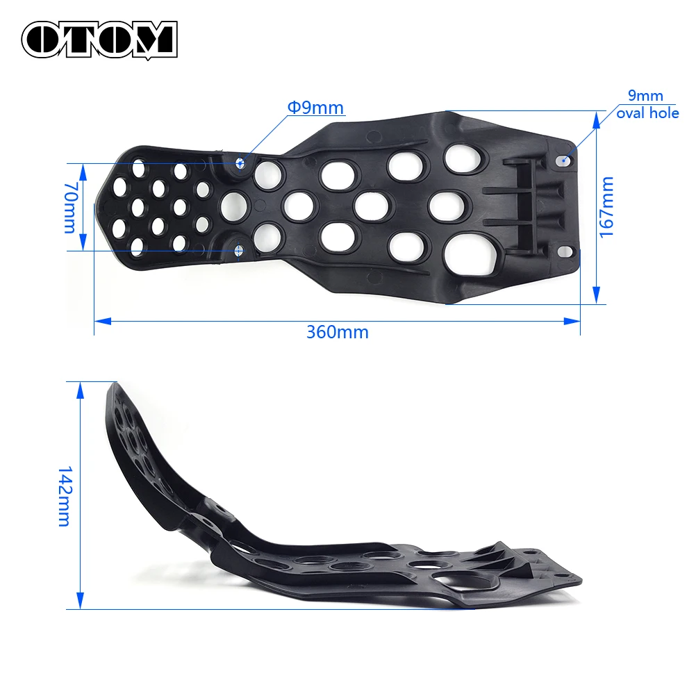 OTOM 2020 Motorcycle Skid Plates Engine Guard Protection Cover For KAWASAKI KX250 2020 KX250F 2009-2020 Accessories Dirt Bikes