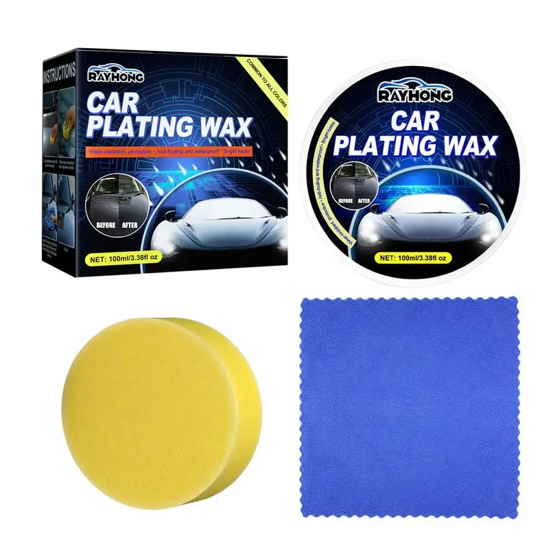 Car Detailing Car Coating Wax Crystal Plating Ceramic Paint Protection Hydrophobic Waterless Wax Cleaning Coating Wash Supplies