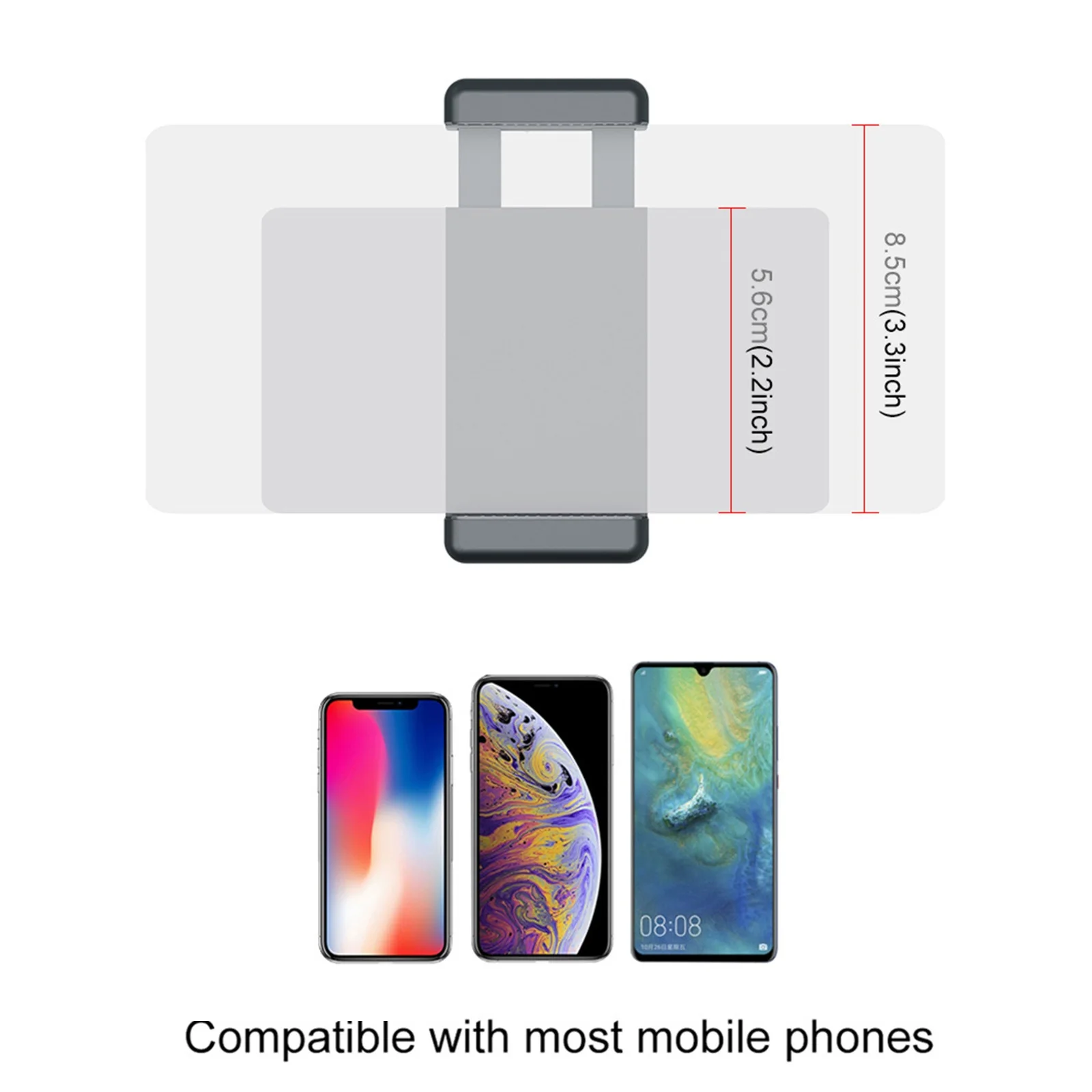 Untuk DJI OSMO Pocket / Pocket 2 Smartphone Fixing Clamp 1/4 inch Holder Mount BracketAdapter Aksesoris Kamera Olahraga