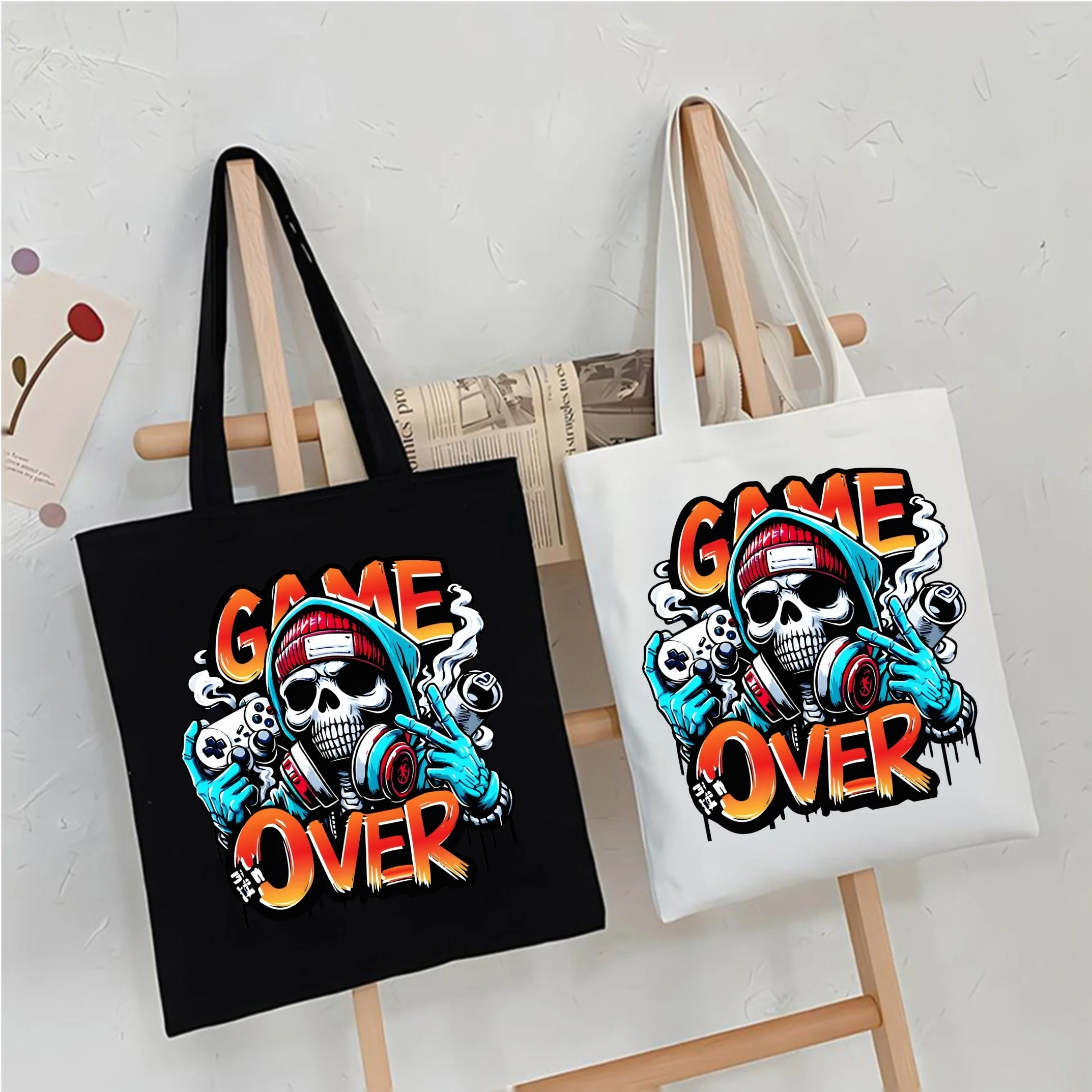 1/2/3Pcs Game Over Skull Iron- - Iron On Patch ulasan dan harga