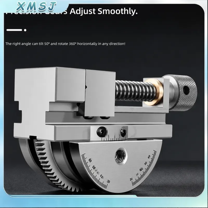 Precision Vise Screw Sine Slope Adjustable Angle Screw Tool Precision 0.005mm High Precision 2-Inch Universal Grinder