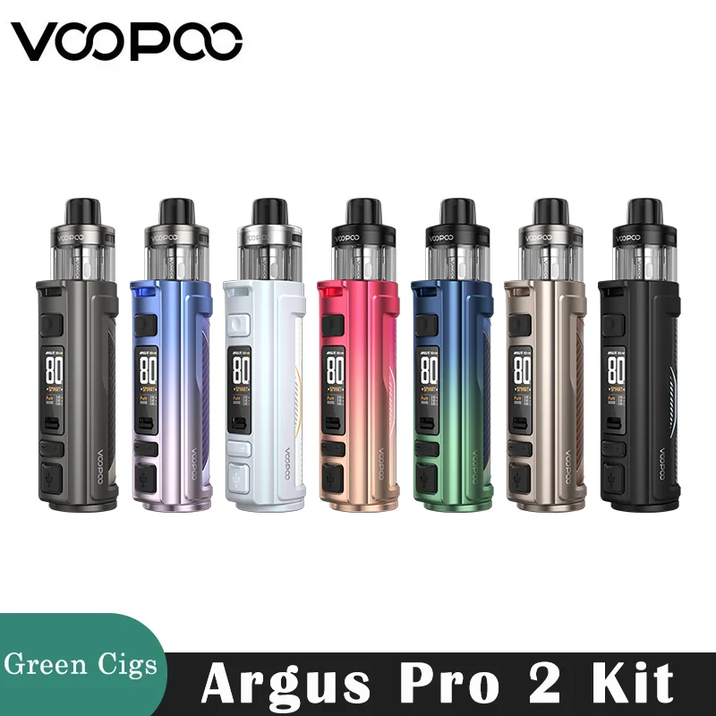 Original VOOPOO Argus Pro 2 Kit 80W Vape 3000mAh Battery 5ml PnP X Cartridge PnP X Coil Electronic Cigarette Vaporizer