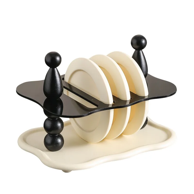 Anti-scalding coaster storage rack, water cup thermal insulation pad storage rack, thermal insulation coaster