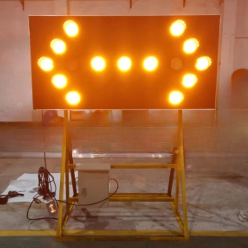 Solar indicator adjustable flashing warning light building arrow signal vehicle guidance sign signal light