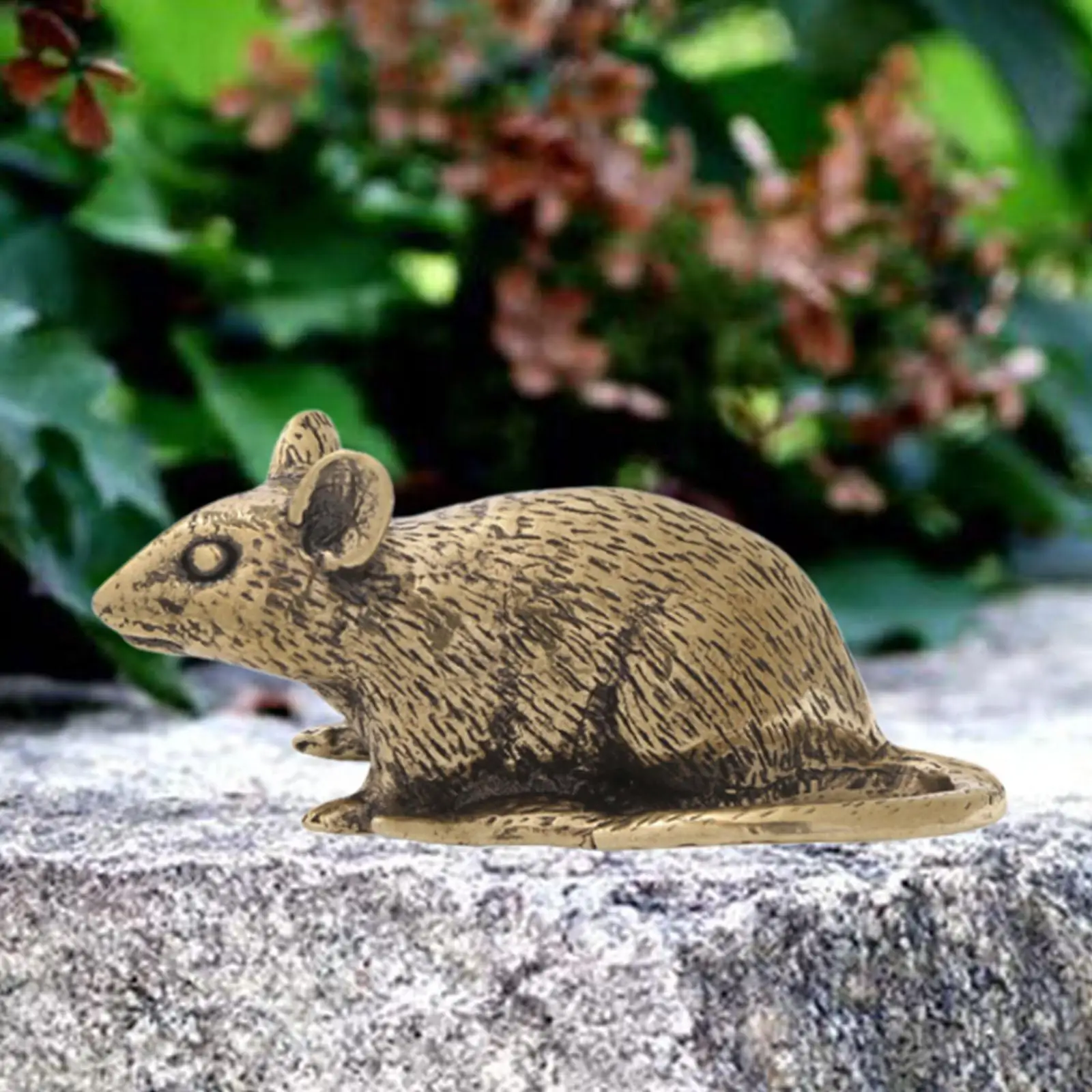 Ouse Craft - Adorno de Escritorio, Figura de Rata, Escultura de Animal en Miniatura