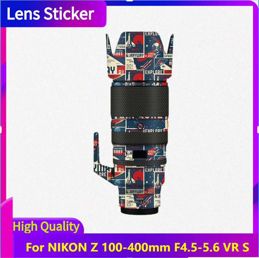 

For NIKON Z 100-400mm F4.5-5.6 VR S Lens Sticker Protective Skin Decal Vinyl Wrap Film Anti-Scratch Protector Coat Z100-400MM