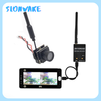 5.8G FPV 48CH 25mW mini transmitter VTX-CAM with 600TVL camera and Skydroid OTG UVC Receiver for Android Mobile Phone Tablet
