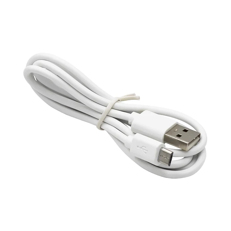 2~100Pcs Universal Micro Data Cable Micro Interface Charging Cable Quad Core White 2A Line Length 1M