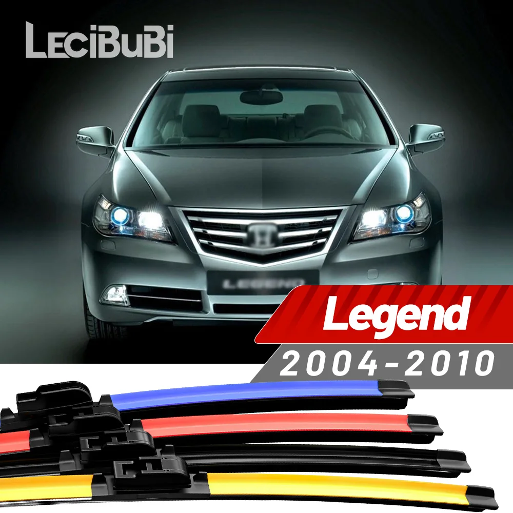 2pcs For Honda Legend 2004-2010 2005 2006 2007 2008 2009 Front Windshield Wiper Blades Windscreen Wipers