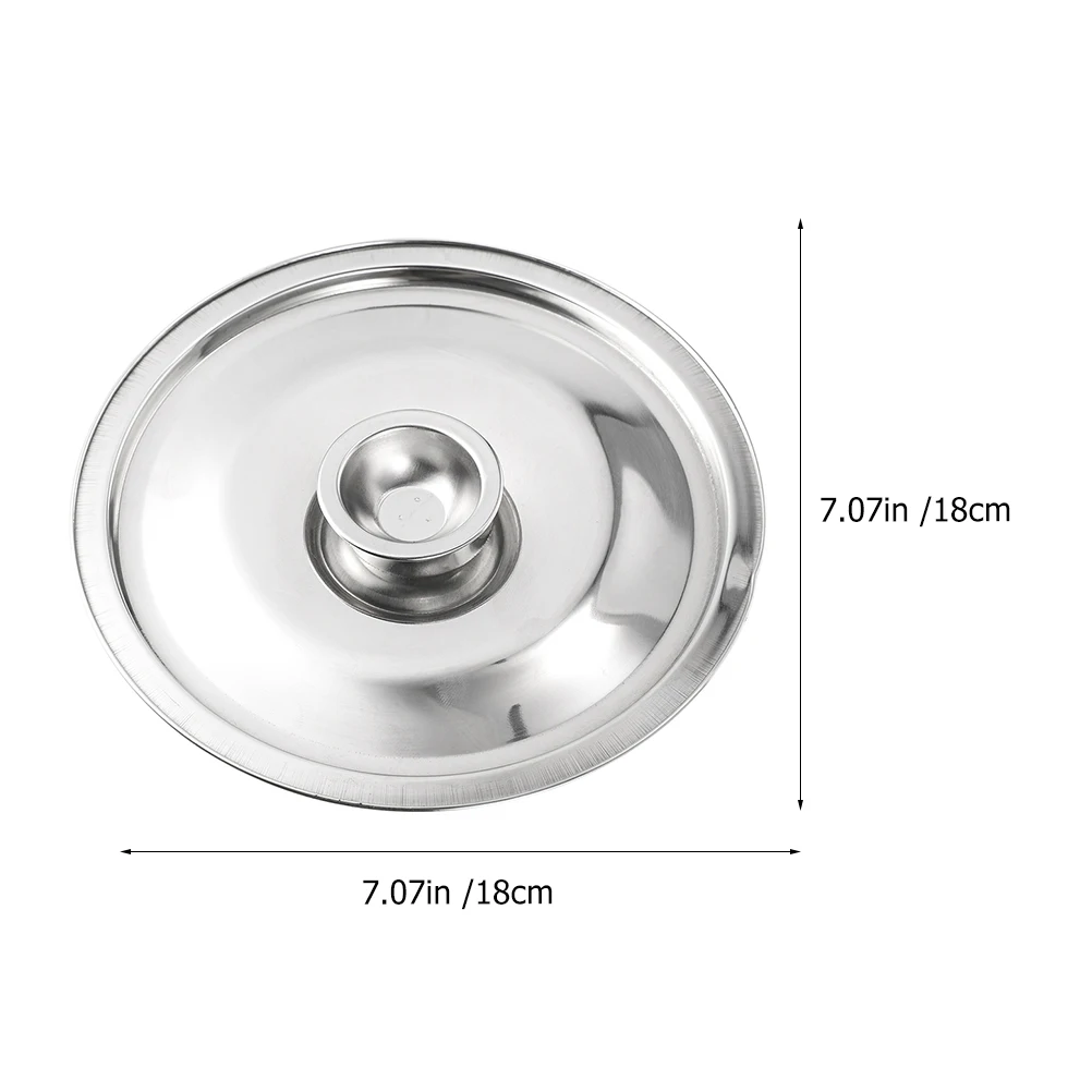 Oil Cylinder Cover Pot Lids Stainless Steel Lid Replacement 18/20/22cm For Saucepan Frying Pan Kitchen Cooking Acceessories