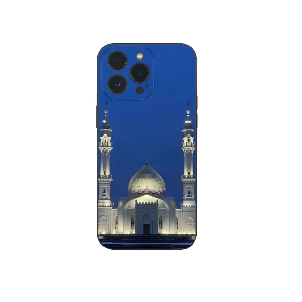 Sultan Qaboos Grand Mosque Phone Case For IPhone16 15 14 13 12 Mini 11 Pro XS Max X XR SE5 6 7 8 Plus Soft Silicone Cover