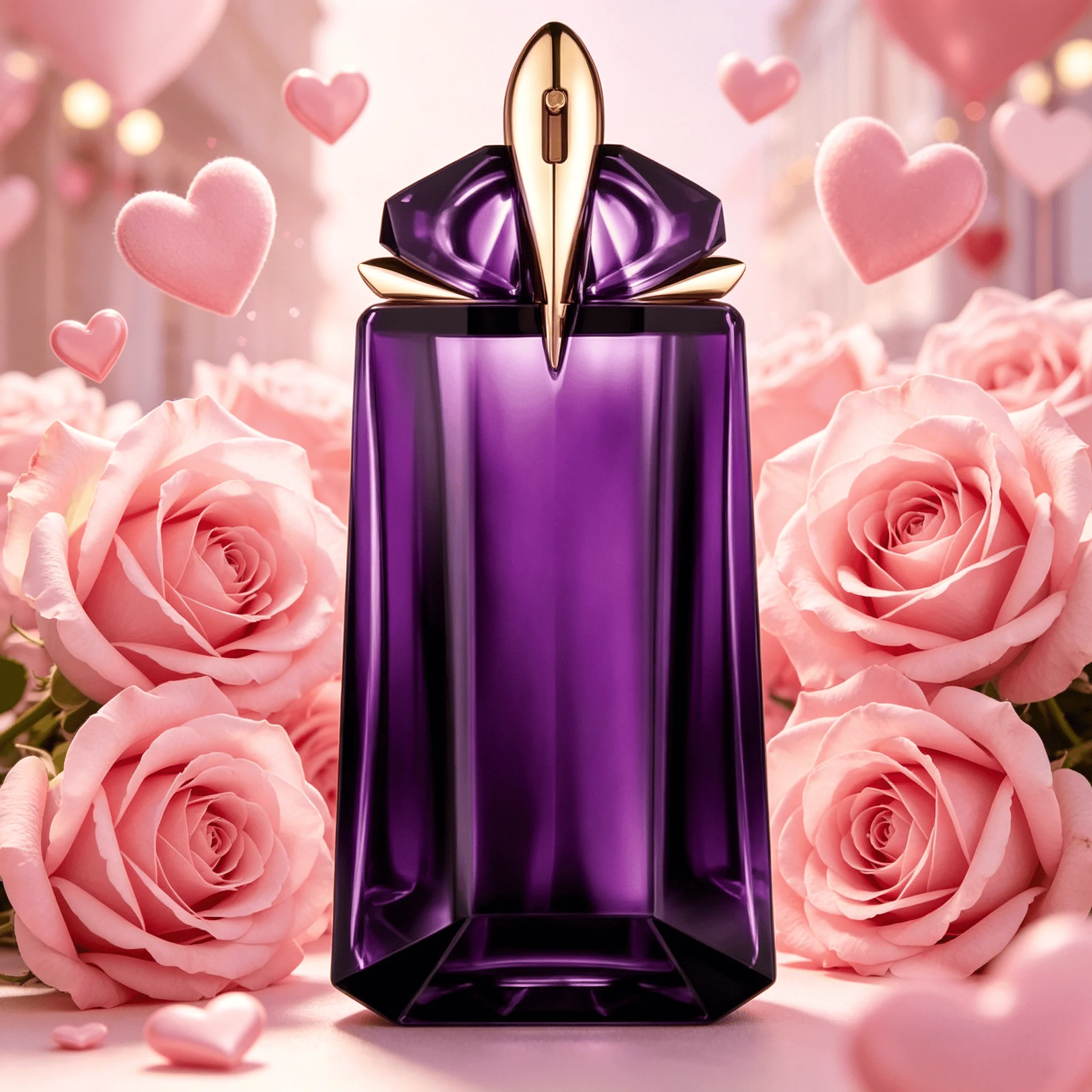 

Valentine's Must-Have Women's Fragrance 90ml, Enchanting Long-Lasting Floral Woody Scent with Warm Amber Notes