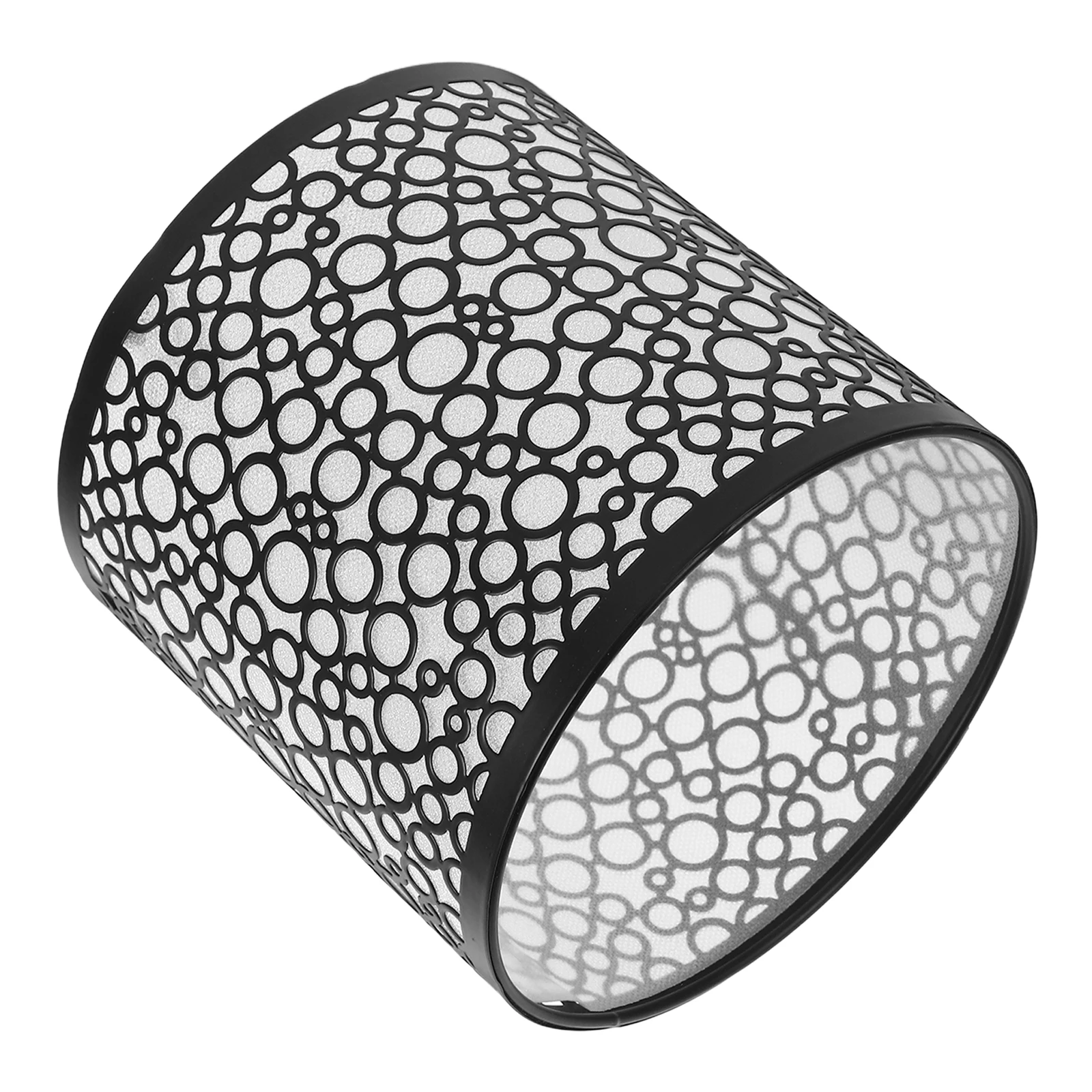 

Modern Black Iron Bedroom Lampshade Drum Shape Soft Light Ceiling Pendant Lamp Shade Replacement Lamp Cover Chandelier Shade