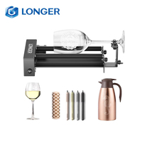 LONGER Rotary Roller Upgrade Kits for Laser Engraver 360° Rotation, Adjustable 6-300mm Diameters for RAY5 5W 10W 20W Laser B1 Se