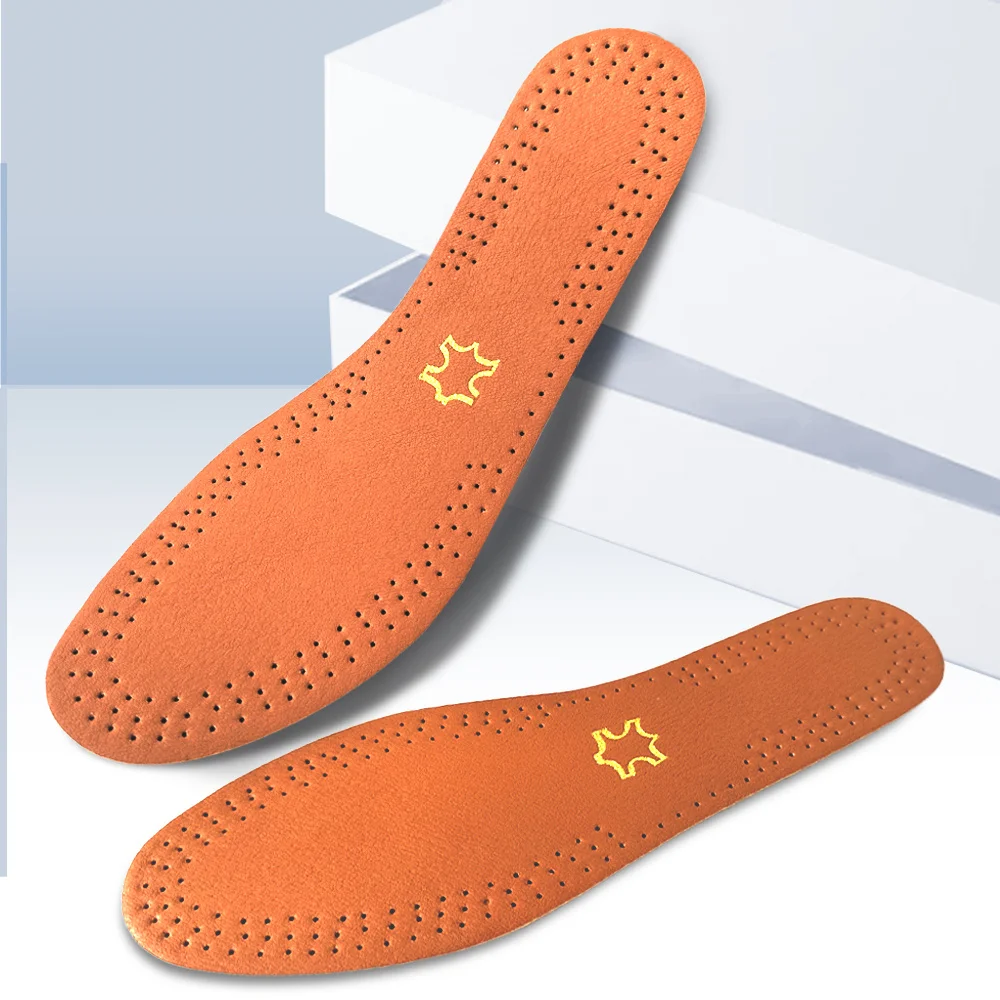 Ultradünne Leder-Latex-Einlegesohlen, desodorierende, atmungsaktive Sport-Einlegesohlen für Freizeit, Business-Schuhe, Sohle, stoßdämpfende Einsätze