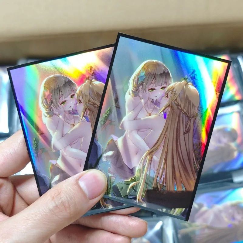 

Ю-Ги-О! Аниме Exosister Elis Exosister Stella Diy настольная игровая карта защитная пленка HD 63x90 мм держатель для карт коллекции игр