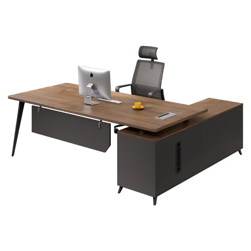 

2025 new model to the store boss president table Chinese manager office and chair combination single class desk office