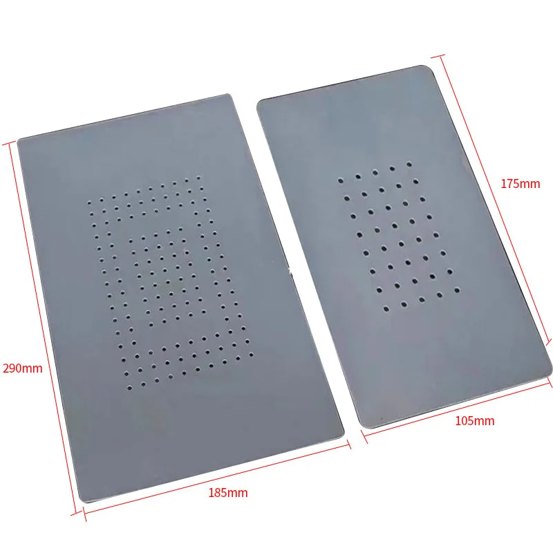 Separador de vácuo antiderrapante com tela lcd, almofada de silicone separadora para tela lcd com buraco, alta temperatura, almofada de sucção a vácuo perfurada